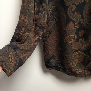A.L.C. Paisley Silk Blouse